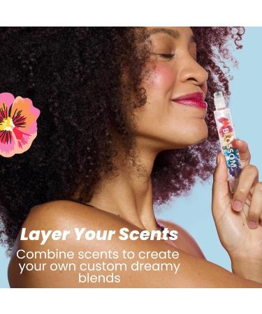 Blossom Roll on Perfume for Women Alcohol Free Rollerball Perfume Oil with Essential Oils Infused with Real Flowers Made in USA 0.20oz (Rose Violet Lily Magnolia Amber Cedarwood) Rainbow Rose Rose Rainbow 0.2 Fl Oz (Pack of 1) - Buy Online on GoSupps.com