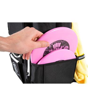 STAR FRAME Brick 2.0 Disc Golf Bag with Cooler - Large Insulated 24-Can Capacity, 16-Disc Frisbee Backpack - Durable Black Bag with Huge Storage and Putter Pocket - Buy Online on GoSupps.com