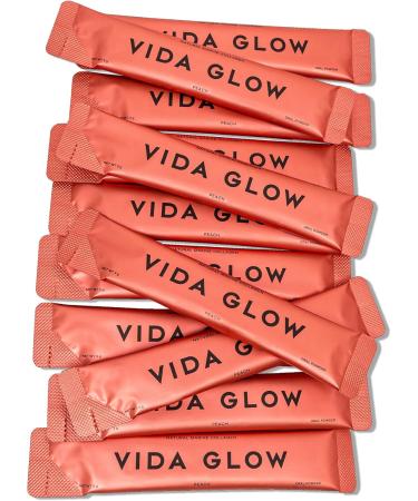 Vida Glow - Sachets de collag ne marin hydrolys naturel | Favorise une peau clatante + lisse les ridules (p che 30 sachets) P che 30 sachets - Buy Online on GoSupps.com