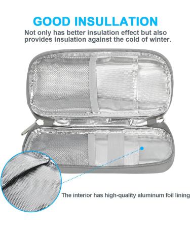Youshares Insulin Cooling Bag - Travel-Friendly Diabetes Pen Case & Medication Cool Box (Treisand Blue) | Keep Your Insulin Safe & Cold - Buy Online on GoSupps.com