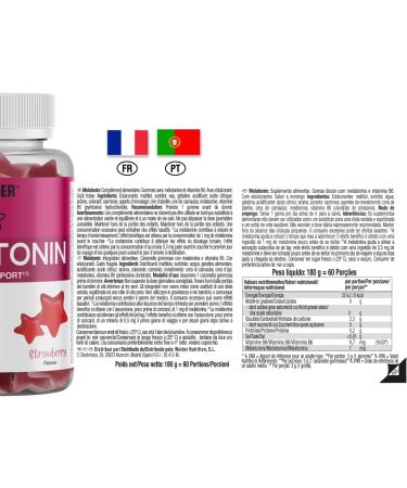 Weider Duo Pack Melatonin Gummies + Insulated Bag (2 x 60 Erasers) Blueberry and Strawberry Flavor 1 mg Melatonin/Gum Helps Against Insomnia and Jet-lag Relies Sleep Disorders (For 4 Months) - Buy Online on GoSupps.com