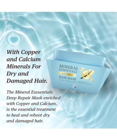 MINERAL ESSENTIALS Deep Repair Hair Mask for Dry and Damaged Hair - Nourishing Scalp, Roots, Strands & Ends - 11.8 oz - Buy Online on GoSupps.com