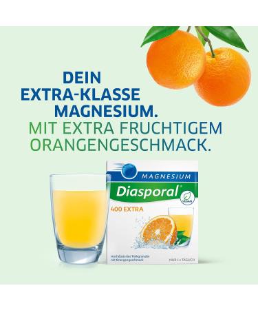 Buy Magnesium Diasporal 400 Extra - Pure Magnesium Citrate Drinking Granulate 400mg per Stick 50 Sticks (393g) | Fast International Shipping - Buy Online on GoSupps.com
