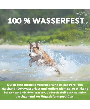 Pero Pets Premium Teck Neck Band Set - Natural Waterproof Collar for Dogs & Cats | Tick Flea Mosquito & Lice Protection - 8 Months Effectiveness - Buy Online on GoSupps.com