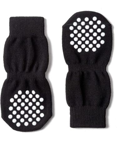 AKOPAWON Anti-Slip Socks for Dogs & Cats - 4-Piece Paw Protection Rubber Reinforcement Sizes S-5XL for Pets 1-36kg+ - W-Black 3XL - Buy Online on GoSupps.com