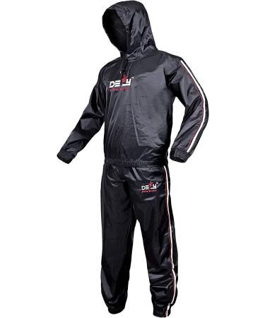 DEFY Heavy Duty Sweat Sauna Suit with Hood X-Large - Anti-Rip for Fitness Workout - Buy Online on GoSupps.com