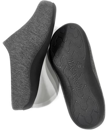 HIDARCH Orthotic Slippers for Men and Women - Plantar Fasciitis Relief Clogs - Non-Slip House Shoes - Dark Gray - Buy Online on GoSupps.com