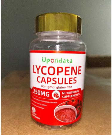 Lycopene Capsules 250mg - 100 Softgels Natural Tomato Extract Organic Complex Formula Supplement - Gluten-Free Non-GMO (One Capsule Weight 500mg Contain 250mg Lycopene Extract/Capsules) - Buy Online on GoSupps.com