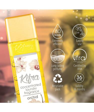 KIFRA ORCHID Concentrated Laundry Fragrance 200ml - 80 Washes - Buy Online on GoSupps.com