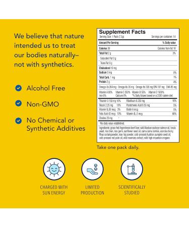 NORTH AMERICAN HERB & SPICE Purely Pak - Whole Food Vitamin Supplement Plan - Vitamin A B Complex C D E & Omega 3-6-9 - Easily Absorbable - Non-GMO - 14-Day Supply - Buy Online on GoSupps.com