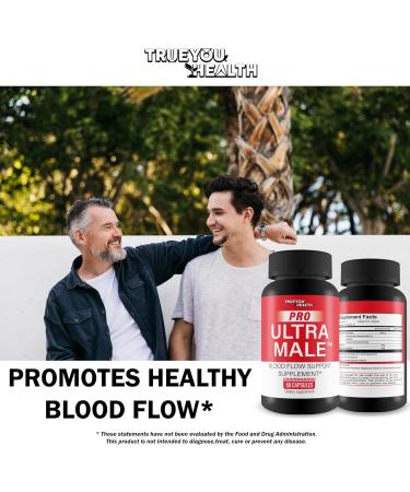 Pro Ultra Male - Our Best Blood Flow Support Supplement - Advanced Blood Flow Pills Male Blood Flow Capsules - Men Blood Flow - Blood Circulation Supplements for Men Help Blood Flow Boost Circulation - Buy Online on GoSupps.com