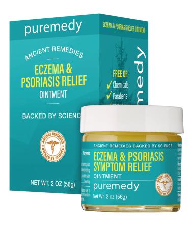 Puremedy Eczema & Psoriasis Relief Ointment Homeopathic All Natural Salve Soothes and Relives Symptoms of Dry Itchy Flaky Scratchy or Weepy Skin - 2 oz Jar 2 Ounce (Pack of 1) - Buy Online on GoSupps.com