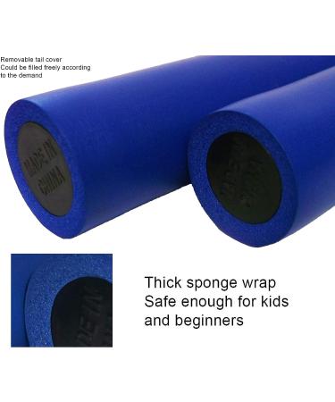 Rubber Nunchucks Martial Arts Training Nunchakus for Kids & Adults - Blue - Buy Online on GoSupps.com