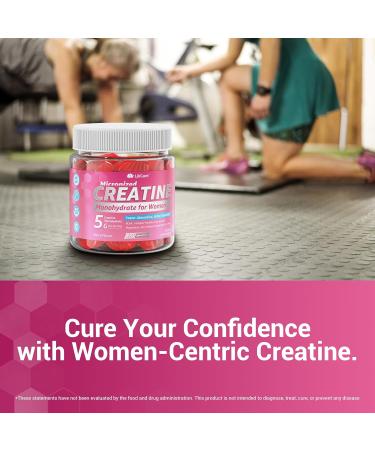 Creatine for Women Gummies Micronized Creatine Monohydrate + Myo-Inositol Collagen Peptides BCAAs Hyaluronic Acid Vitamin B6 B12 Zinc for En rgy F cus H rmonal Balance Sugar Free 120 Counts 60 Count (Pack of 2) - Buy Online on GoSupps.com