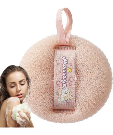 Bath Sponge Soft Exfoliator Shower Body Wash Scrub 11/14cm Foam Loofah Sponge FPM Loofah Sponge for Extra Foaming Bathing Sponges for Shower for Adults & Childrens Pink - Buy Online on GoSupps.com