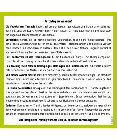 Faceformer One Clear Training App - Alleviate Sleep Disorders CMD Teeth Grinding & Snoring - Original Dr. Berndsen | Free Shipping Worldwide - Buy Online on GoSupps.com