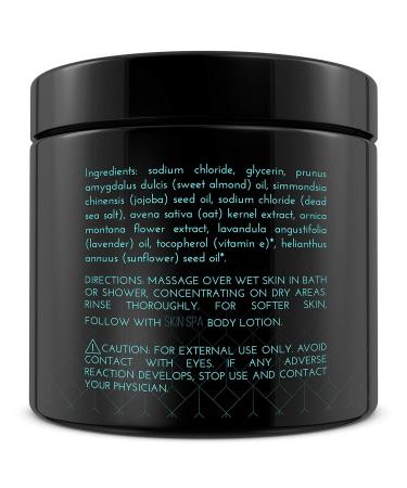 Buy Mineral Sea Salt Scrub - Fresh Rain 16oz (453g) | Nourishing Exfoliating Body Scrub | International Shipping Available - Buy Online on GoSupps.com