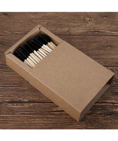 100 Pieces Bamboo Handle Eyelash Makeup Brushes Set - Disposable Eyebrow & Mascara Applicators - Eco-Friendly Makeup Tools - Buy Online on GoSupps.com