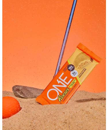 ONE Protein Bars Reese's Peanut Butter Lovers Gluten Free with 18g Protein and 3g Sugar Pantry Staples 2.12 oz (12 Count) - Buy Online on GoSupps.com