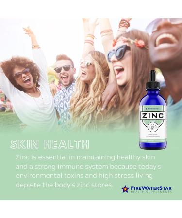 FWS Liquid Zinc Supplement for Men Women Kids Organic Non-GMO Vegan Ionic Zinc Sulfate Drops Immune System Boost Healthy Skin Support Overall Wellness 60 Day Supply 4 oz 4 Fl Oz (Pack of 1) - Buy Online on GoSupps.com