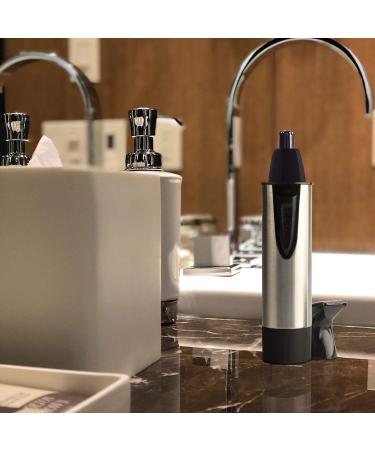 Professional Heavy Duty Nose Ear & Facial Hair Trimmer - Stainless Steel Painless Battery-Operated - Dual Edge Blades for Men & Women (ROC64010 - Buy Online on GoSupps.com