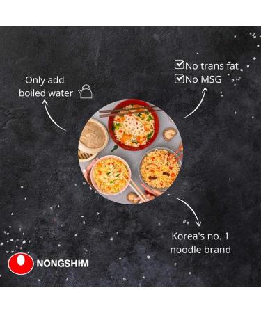 Nongshim Soon Veggie Noodles Korean Ramyun Noodle Soup 112g (Pack of 20) 1 Case - Buy Online on GoSupps.com