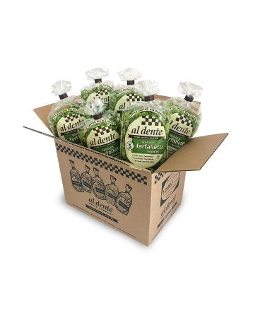 AL DENTE Spinach Farfalletti 12 Ounce (Pack of 6) - Premium Italian Pasta - Buy Online on GoSupps.com