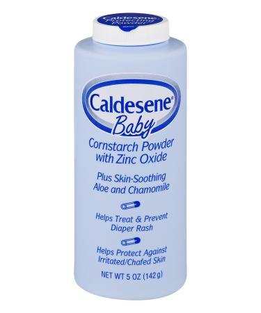 Caldesene Baby Powder with Corn Starch & Zinc Oxide, 5 oz.