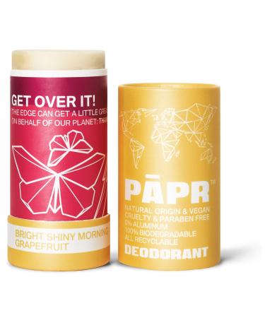PAPR - Nature Powered Clinically Proven All Natural Deodorant in Zero Waste Paper Packaging (Bright Shiny Morning)
