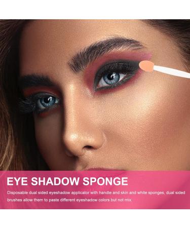 FOMIYES Eye Makeup Applicator 200 pcs Eyeshadow Cosmetic Double-end Makeup Dual-sides Sponge Applicator Disposable - Buy Online on GoSupps.com