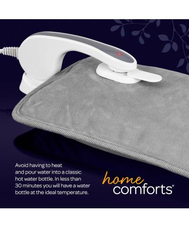Rechargeable Electric Hot Water Bottle Hand Warmer Massager - 51x16cm Grey - Buy Online on GoSupps.com
