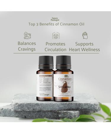 Cinnamon Oil - Premium Essential Oil from Sri Lanka | Bulk Aromatherapy Oils for Diffusers (8oz - Buy Online on GoSupps.com