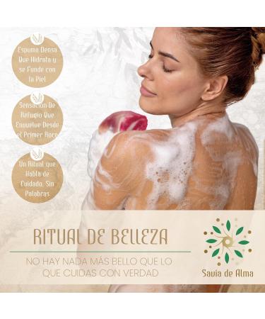  Savia De Alma Handmade Shea Butter Soap | Deep Hydration & Natural Repair | Vegan Sustainable & Made in Spain | Ideal for Dry & Sensitive Skin | 100g - Buy Online on GoSupps.com
