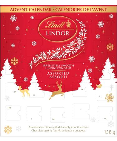 Lindt Lindor Assorted 2022 Chocolate Advent Calendar 158 Grams - Buy Online on GoSupps.com
