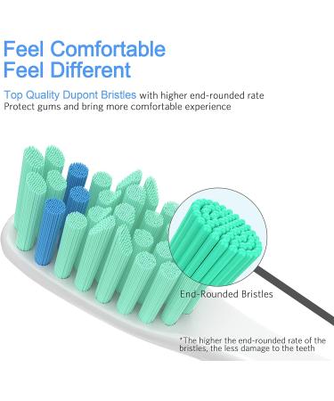Senyum 6 Pack Replacement Toothbrush Heads for Philips Sonicare E-Series - Buy Online on GoSupps.com