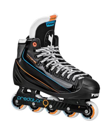 Tour Hockey Code 72 Inline Goalie Skate, Black 7.5