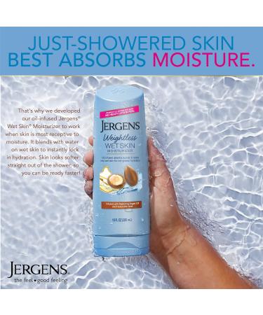 Jergens Wet Skin Body Moisturizer with Restoring Argan Oil 10 Ounces - Buy Online on GoSupps.com
