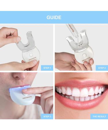 Meawhite Tooth Light Set - Professional Teeth Whitening Kit for Bright White Smile | Peroxide-Free Home Bleaching - Buy Online on GoSupps.com