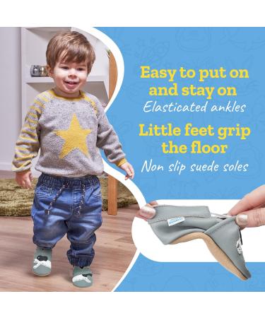 Soft Sole Leather Baby Shoes for Boys and Girls | Toddler Walking Shoes 0-6 Months - Harry - Buy Online on GoSupps.com