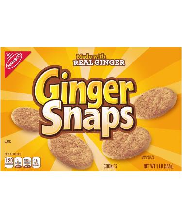 Ginger Snaps Cookies - Set of 6, 16 oz Boxes | Delicious and Crunchy Snack Option - Buy Online on GoSupps.com