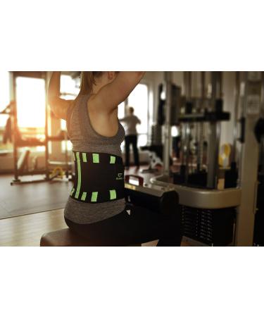 Back Bandage Support Belt for Everyday & Sports | Reliable Injury Protection | Double Closure for Perfect Fit | Available in 5 Sizes (L: 86-95cm) - Buy Online on GoSupps.com