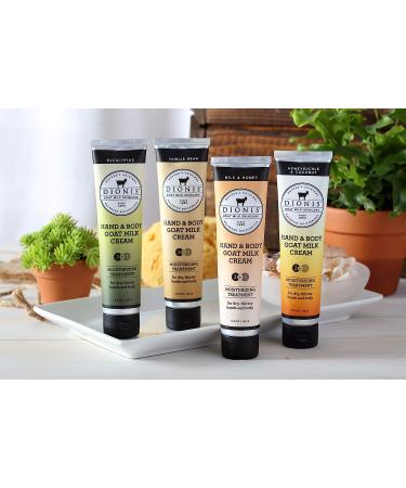 Dionis Vanilla Bean Scented Goat Milk Hand & Body Cream 3.3 oz | Made in USA | Cruelty-Free & Paraben-Free - Buy Online on GoSupps.com