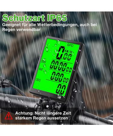Best Wireless Bicycle Computer - 31 Functions IP65 Waterproof 3.0 Inch Speedometer & Mileage Meter for Kids - Buy Online on GoSupps.com