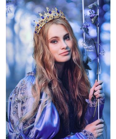 Sweetv Crystal Queen Crown Tiara for Wedding, Birthday, Prom - Shining Star - Buy Online on GoSupps.com