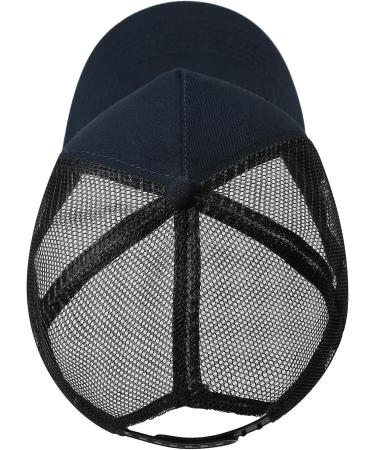 VIONLAN American Flag Trucker Hat | 3D Embossed Logo | Navy/Black | Adjustable Snapback Cap for Men and Women - Buy Online on GoSupps.com