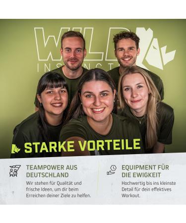 Wild Instincts Premium Resistance Straps & Pull-Up Bands Set | Strength Training CrossFit Stretching + Free Training App - Buy Online on GoSupps.com