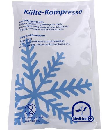 Medi-Inn Disposable Instant Cold Compress | 15.2 cm x 22.9 cm | Value Pack of 36 | Ideal for Pain Relief & Swelling - Buy Online on GoSupps.com