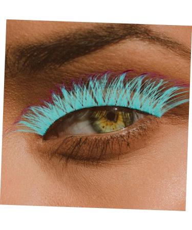 FOMIYES 15 Pairs Colored False Eyelashes Russian Curl Lashes Makeup Eye Lashes Fluffy False Eyelashes Fake Lashes False Lashes Wispy False Eyelashes Fluffy Extend Make up Imitation - Buy Online on GoSupps.com