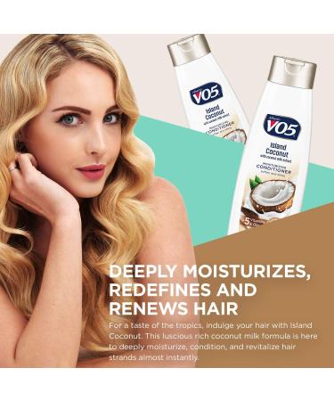 VO5 Silky Experience Island Coconut Conditioner 12.5 Oz - Nourishing Hair Care for All Hair Types - International Shipping Available - Buy Online on GoSupps.com