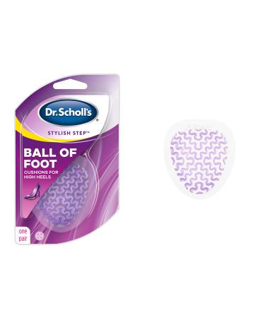 Dr. Scholl's BALL OF FOOT Cushions for High Heels (One Size) // Relieve and Prevent Ball of Foot Pain with Discreet Cushions that Absorb Shock and Make High Heels more Comfortable